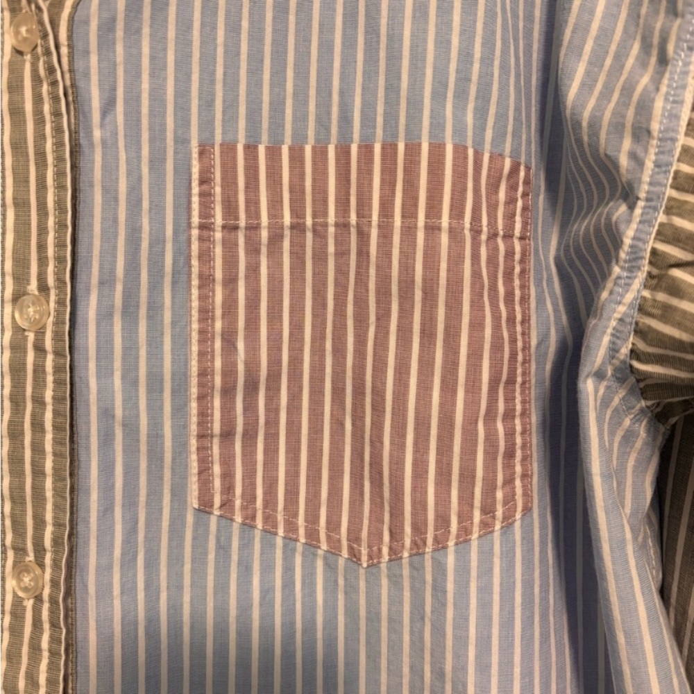 Multicolor Striped Women’s shirt, size L. - Picture 5 of 6